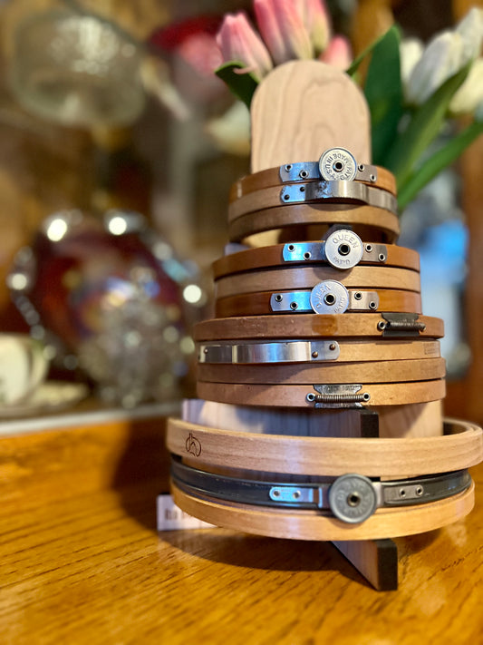 Hoop Stack - Solid Cherry Wood - **BACK IN STOCK!