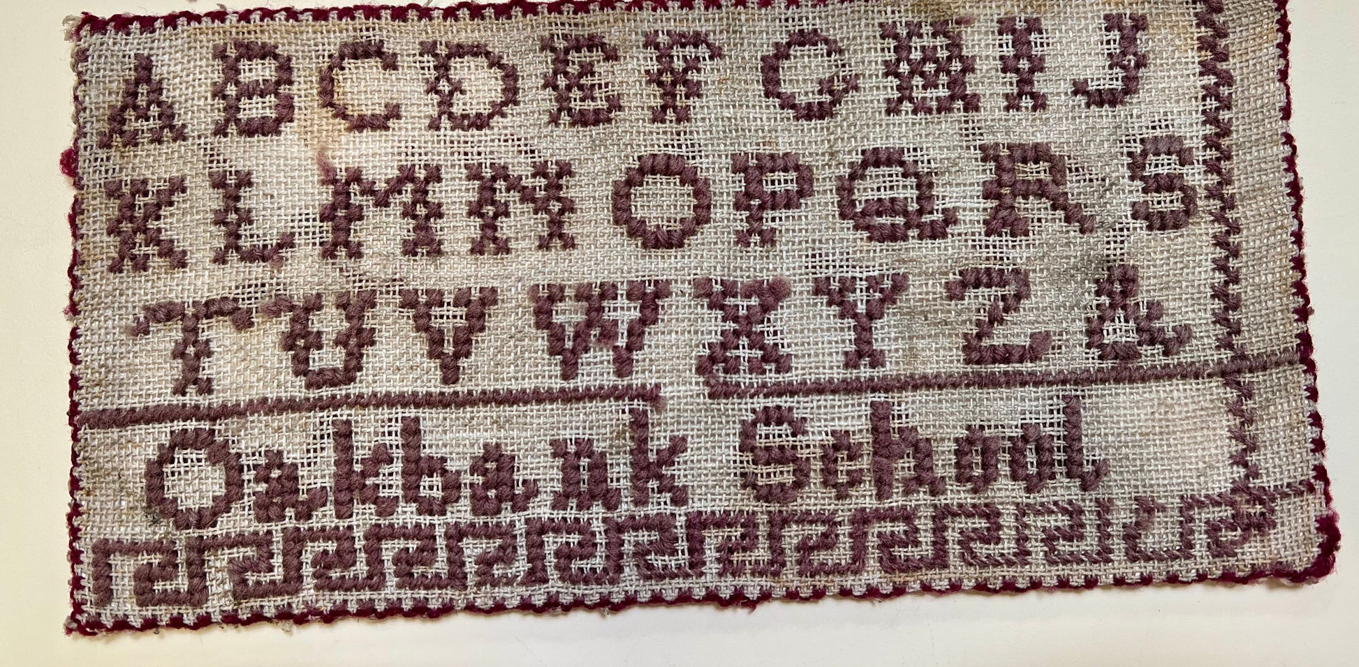 Vintage French Alphabet Embroidery Album Repro Cross Stitch Kit
